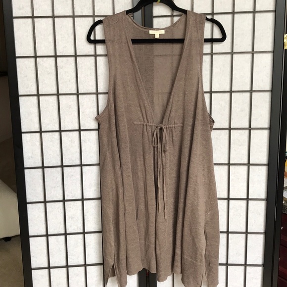 Eileen Fisher Sweaters - Eileen Fisher Linen Long Sweater Vest